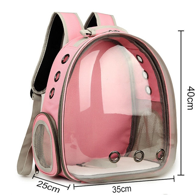 Pet Portable Carrier Bag Travel Clear Space Backpack