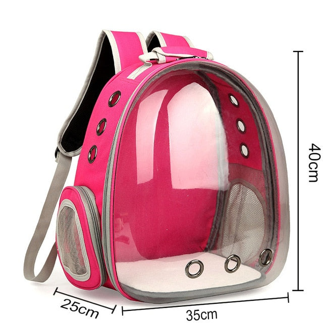 Pet Portable Carrier Bag Travel Clear Space Backpack