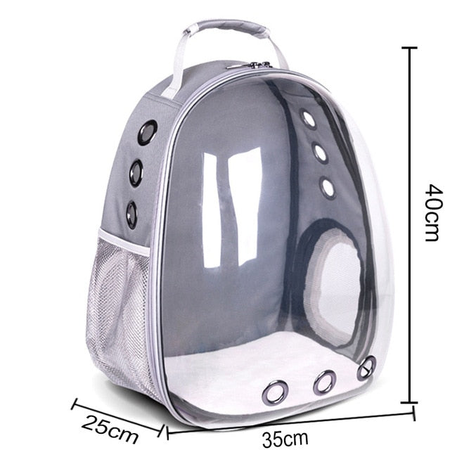 Pet Portable Carrier Bag Travel Clear Space Backpack