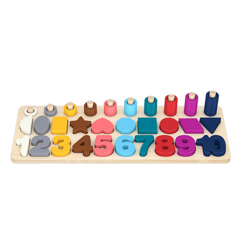 Children Educational Puzzle Board Wooden Toy