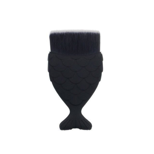 1-Piece Unique Mermaid Shaped Makeup Brush- Professional Use