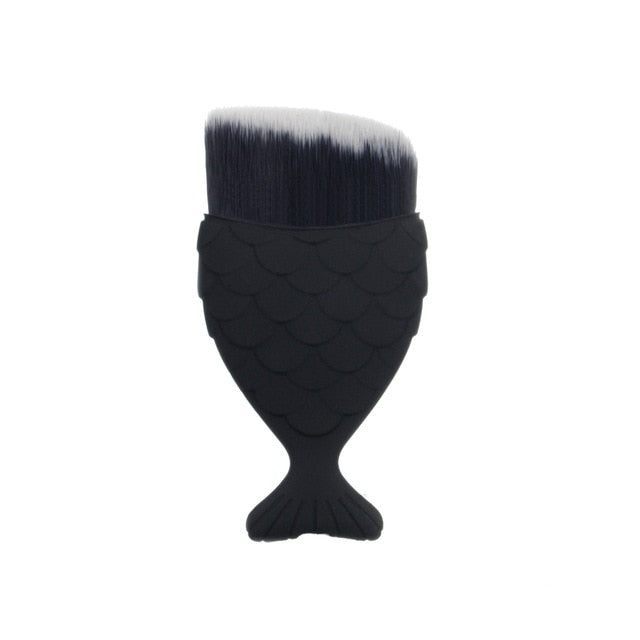1-Piece Unique Mermaid Shaped Makeup Brush- Professional Use