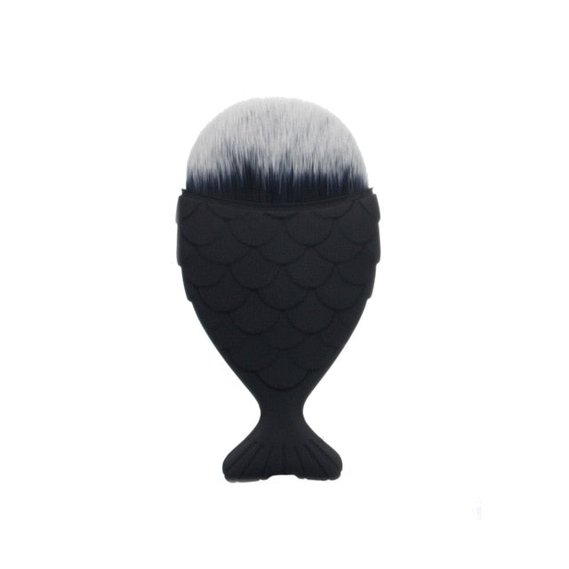 1-Piece Unique Mermaid Shaped Makeup Brush- Professional Use