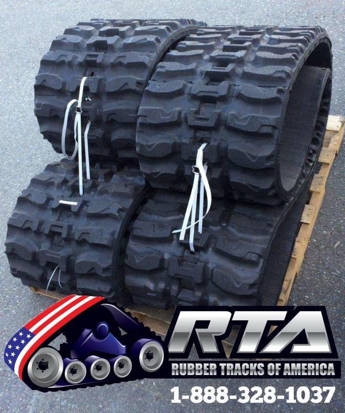 2 Rubber Tracks Komatsu CK30 CK35 CK30.1 CK35-1 CK30-1 1020 CK1122 CK1122-5 450X86X56