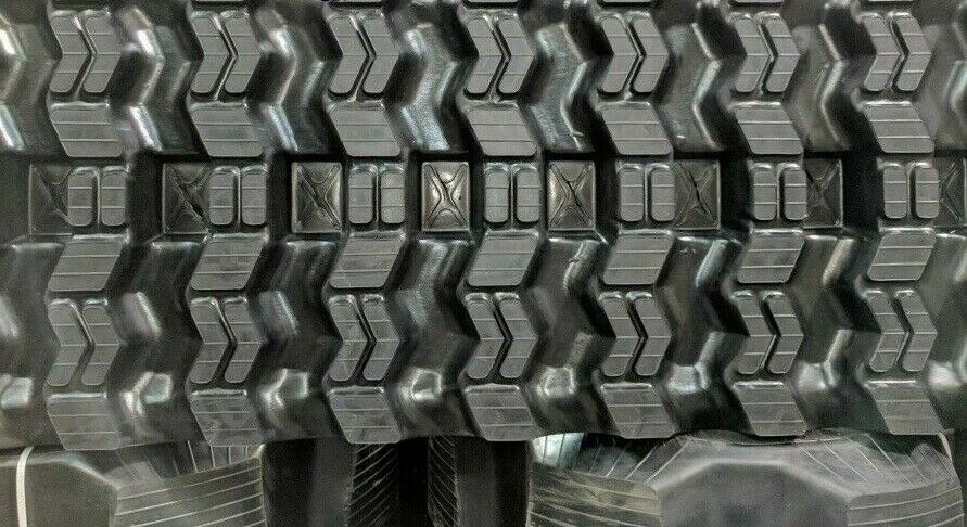 TWO RUBBER TRACKS FITS JOHN DEERE CT333D 333D 400X86X56 ZIG ZAG TREAD