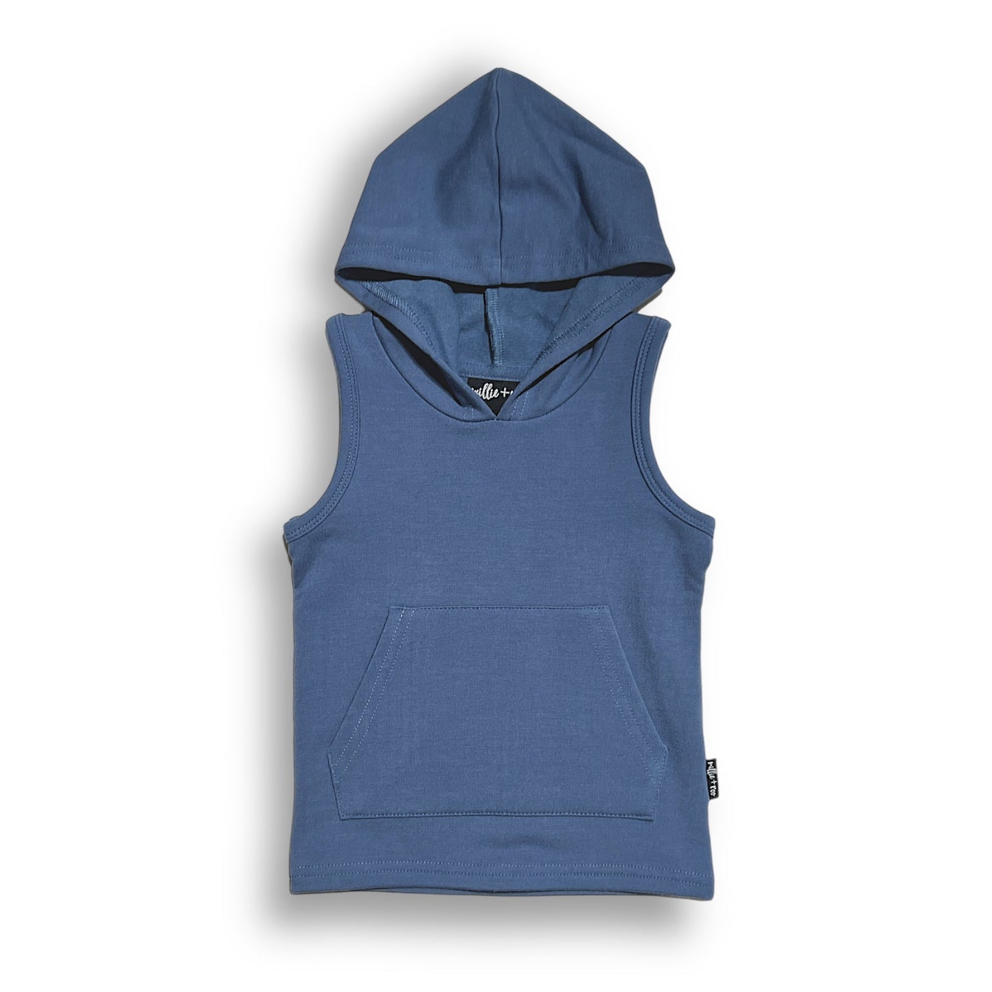 BAMBOO HOODIE TANK- Arctic