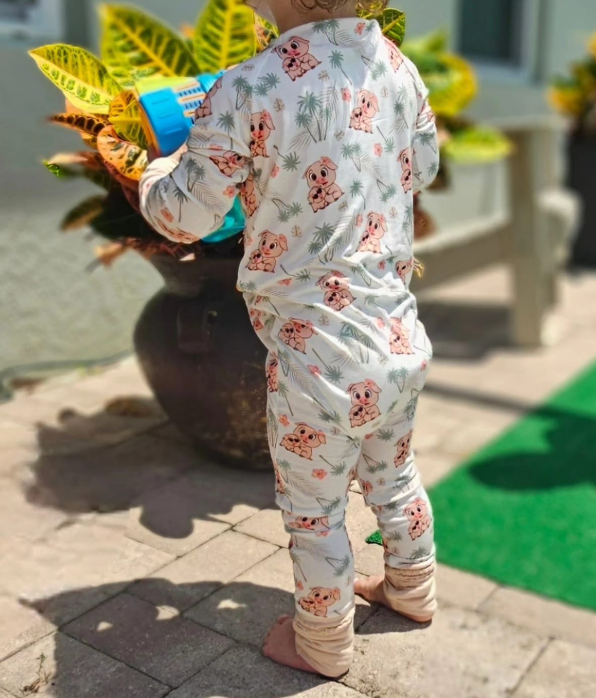 Bahama Baby Mama Convertible Footie Pajama