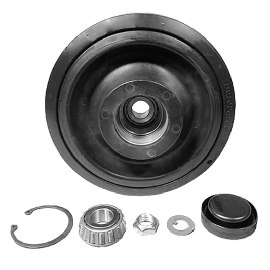 One 10" DuroForce Rear Bogie Wheel With Bearing Kit Fits Terex ST50 RW2 0702-252