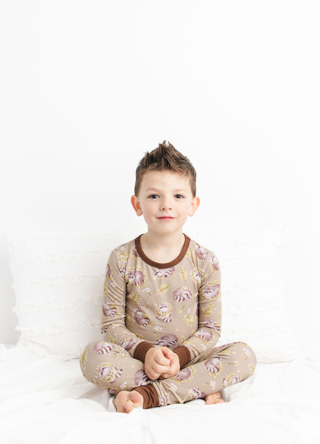 Raccoon Rascals Long Sleeve PJ's