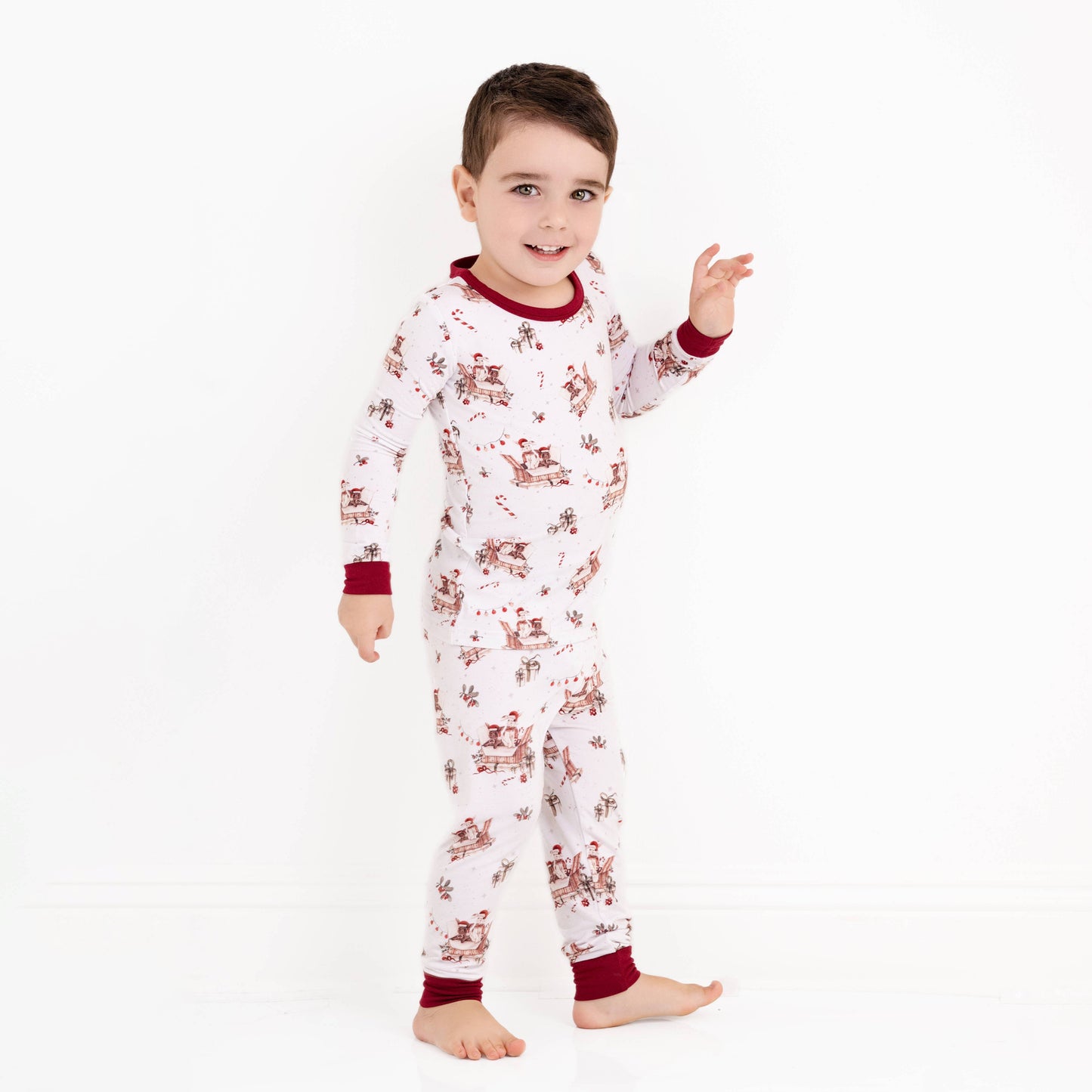 Jingle Bell Hop (Rabbit) Long Sleeve PJ's