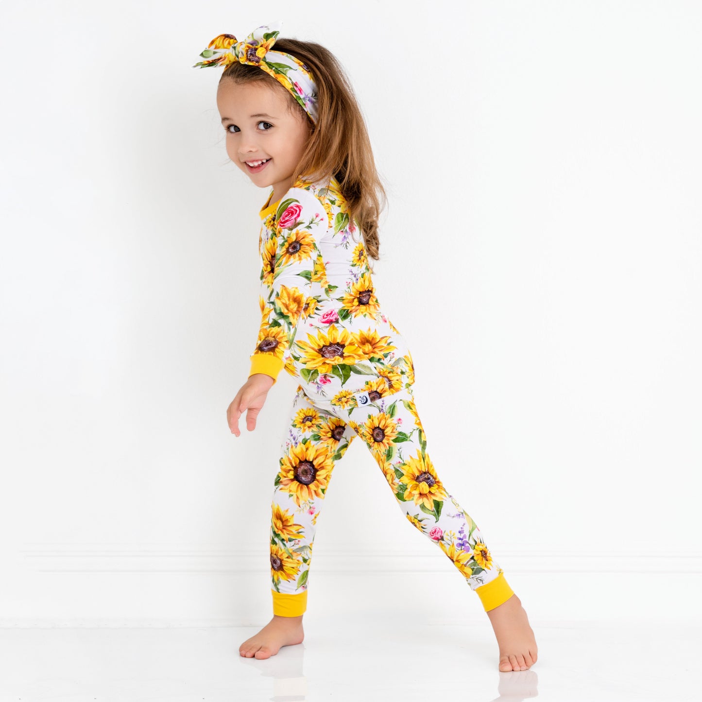 Suns and Roses (Sunflowers) Long Sleeve PJ's