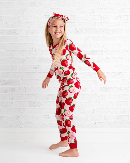 Berry Sweet (Strawberry) Long Sleeve PJ's