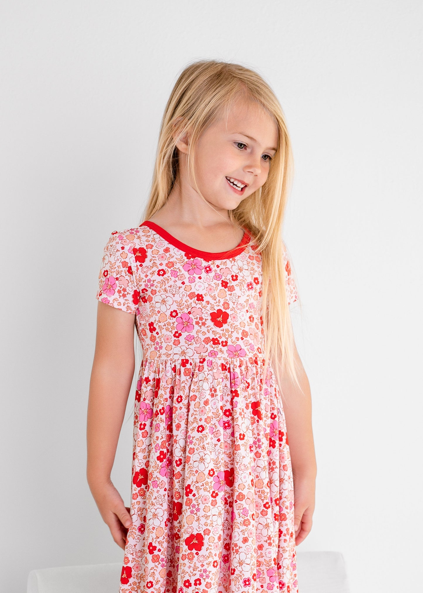 Florever Your Baby Short Sleeve Twirl Dress