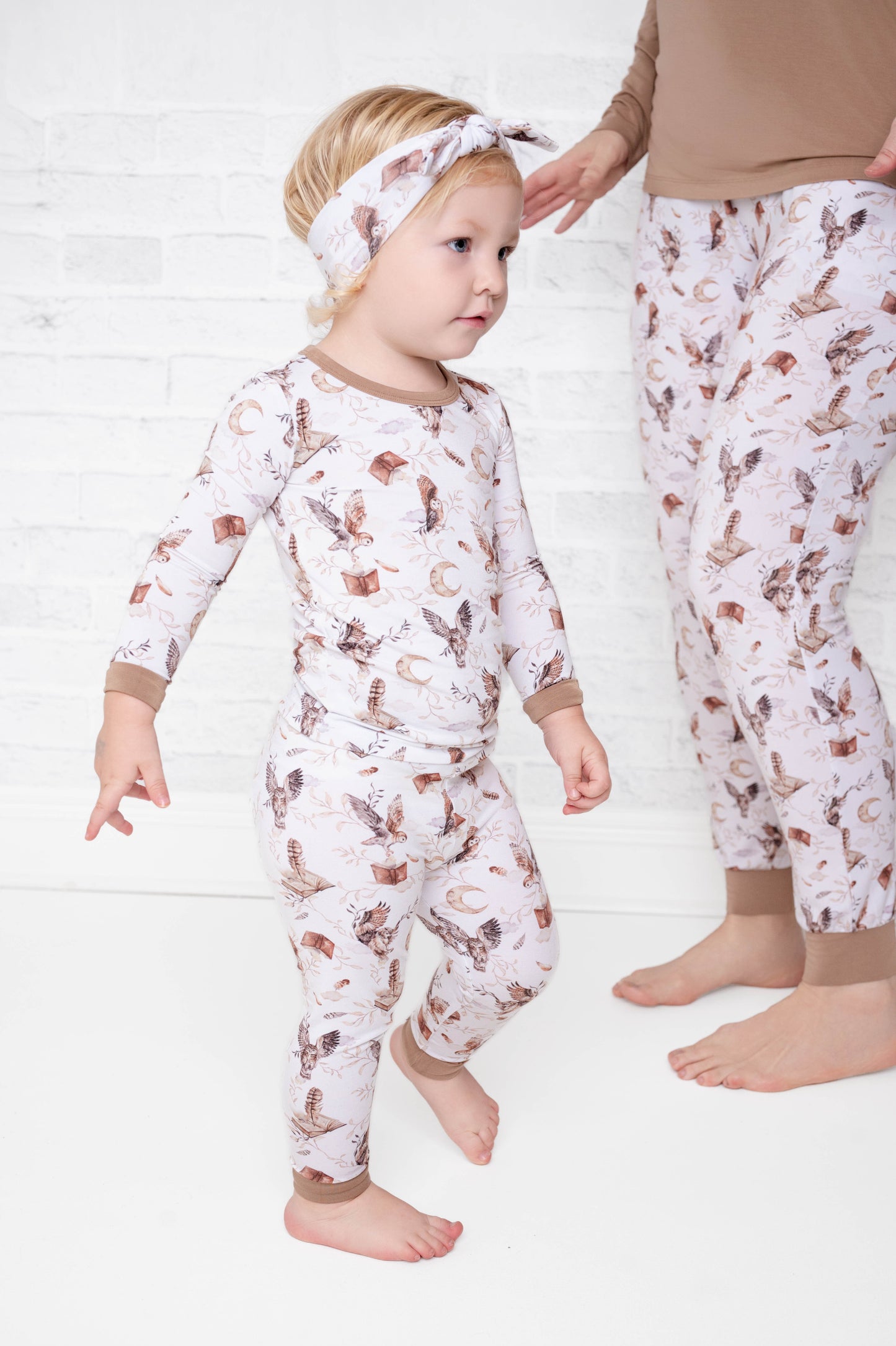 Feathers and Fables（Owl）TENCEL™ Modal Long Sleeve PJ's