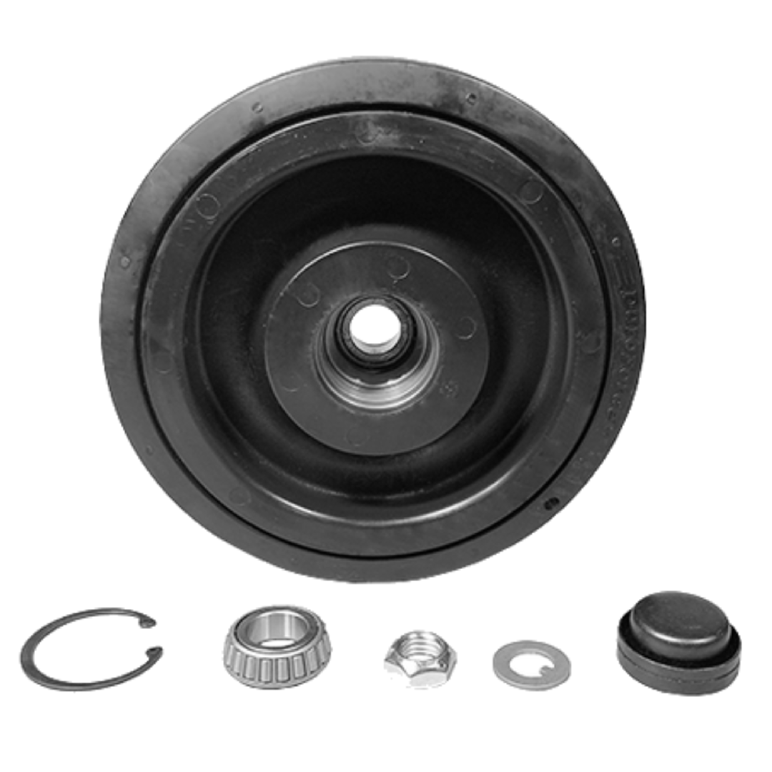 One 10" DuroForce Middle Bogie Wheel With Bearing Kit Fits ASV RC50 RW3 0702-253