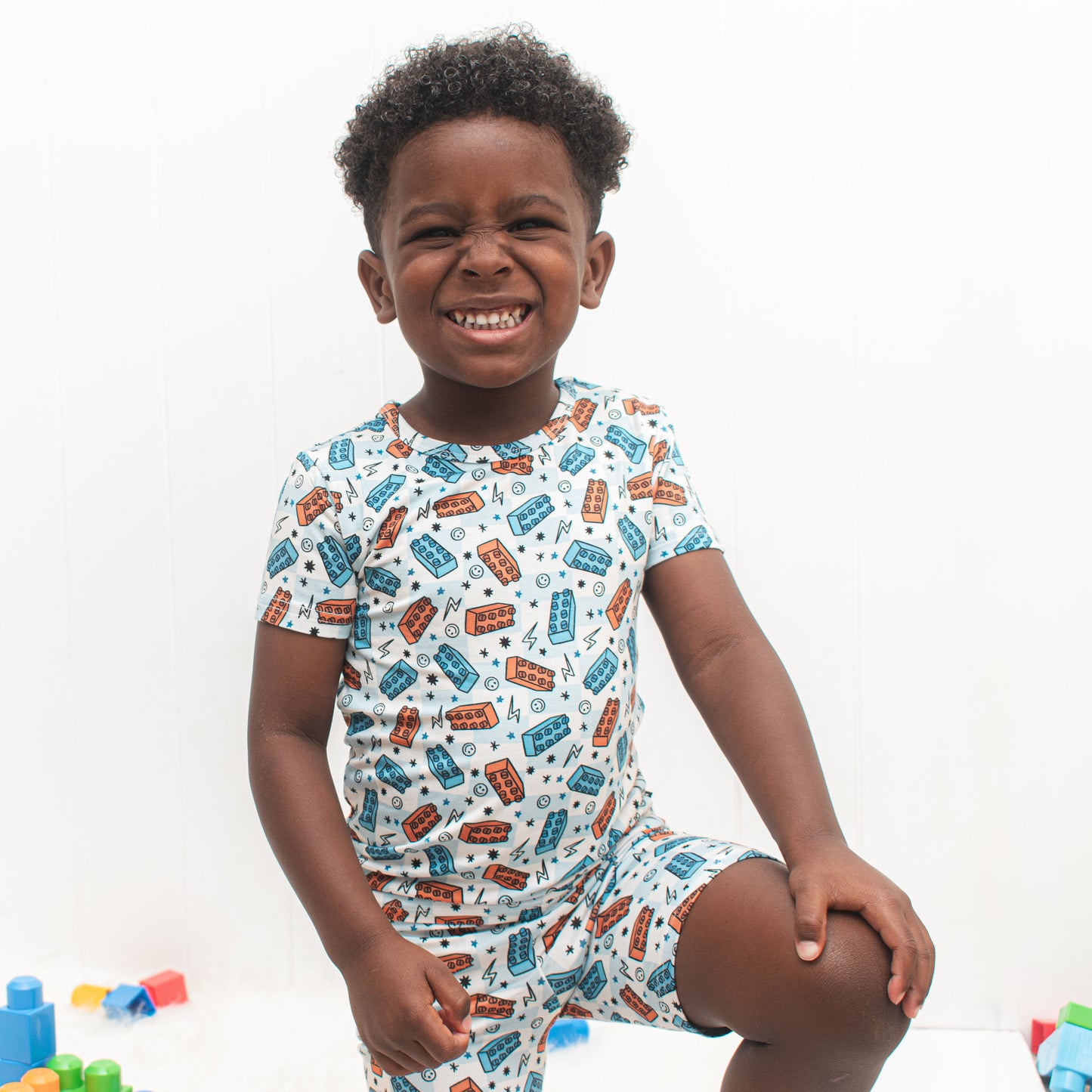 TWO PIECE SHORTIE SET- Legos