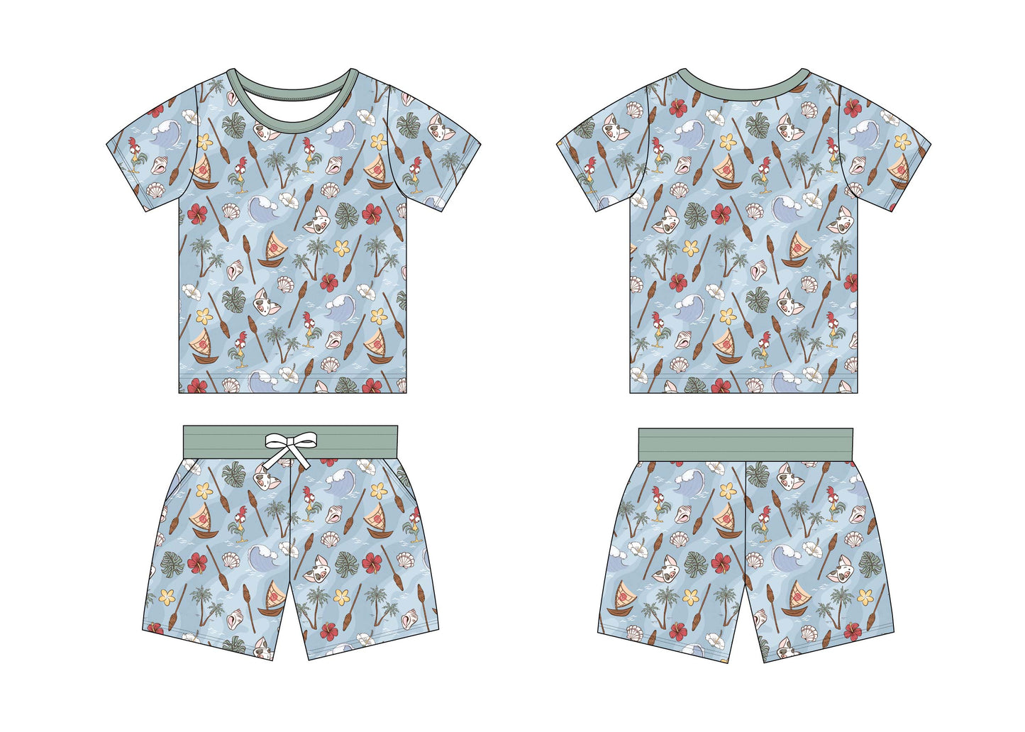 Oceania - Pocket Short Set