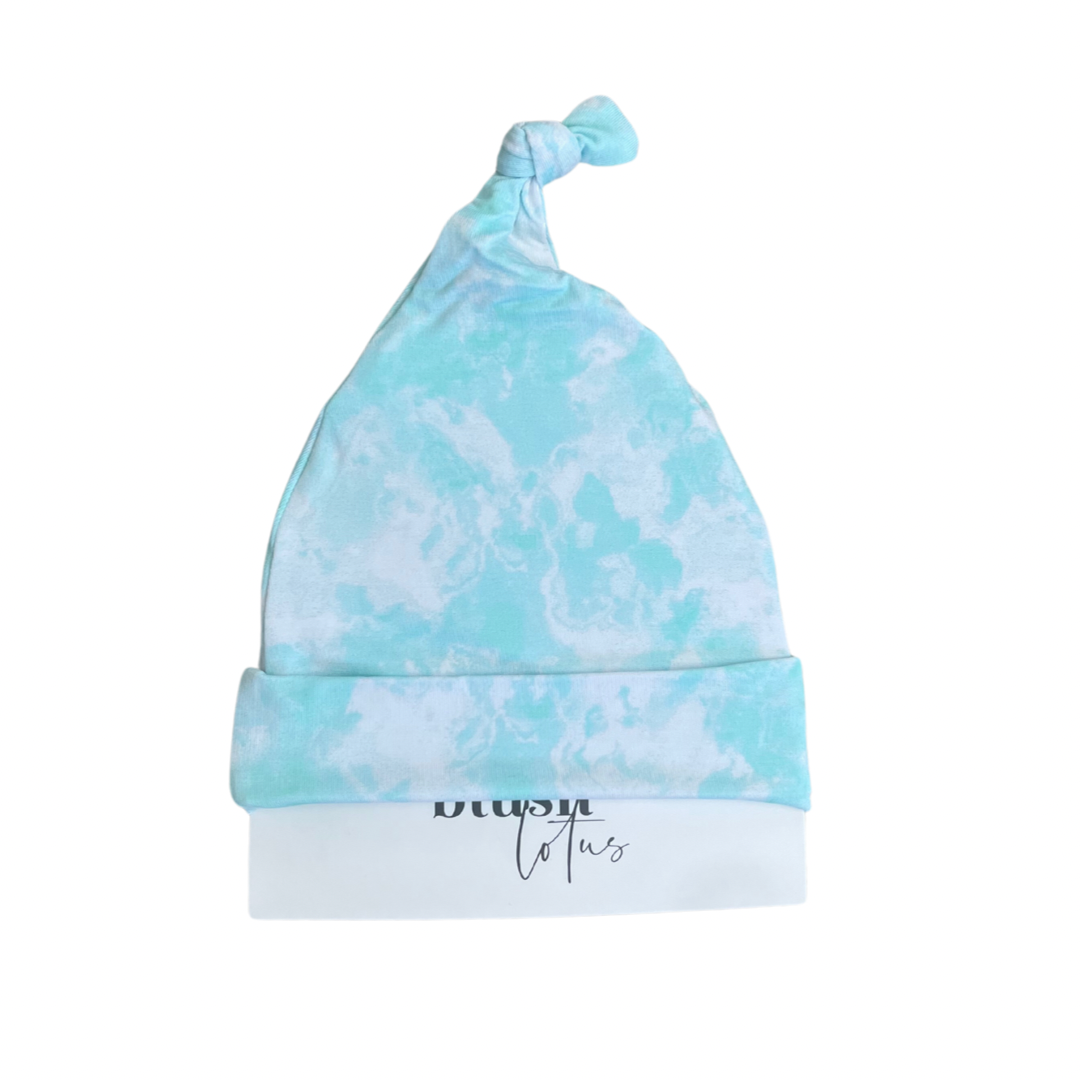 SKY DYE | Top-knot hat