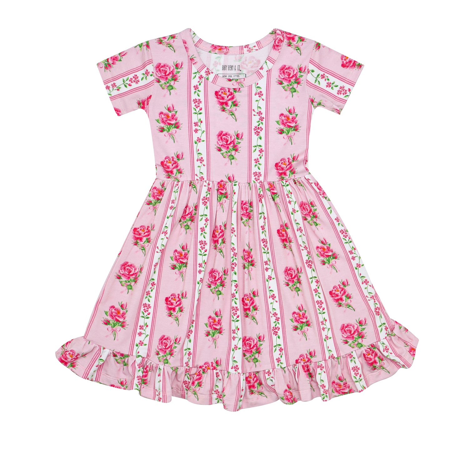 Fancy Fleur Ruffled Dress