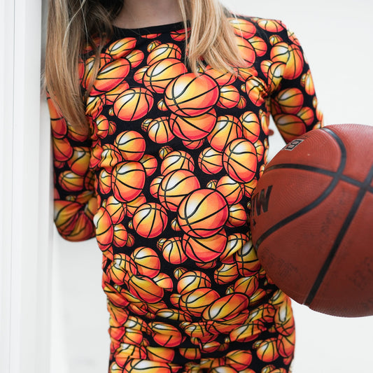 LONG SLEEVE 2 PIECE SETS- Basketball