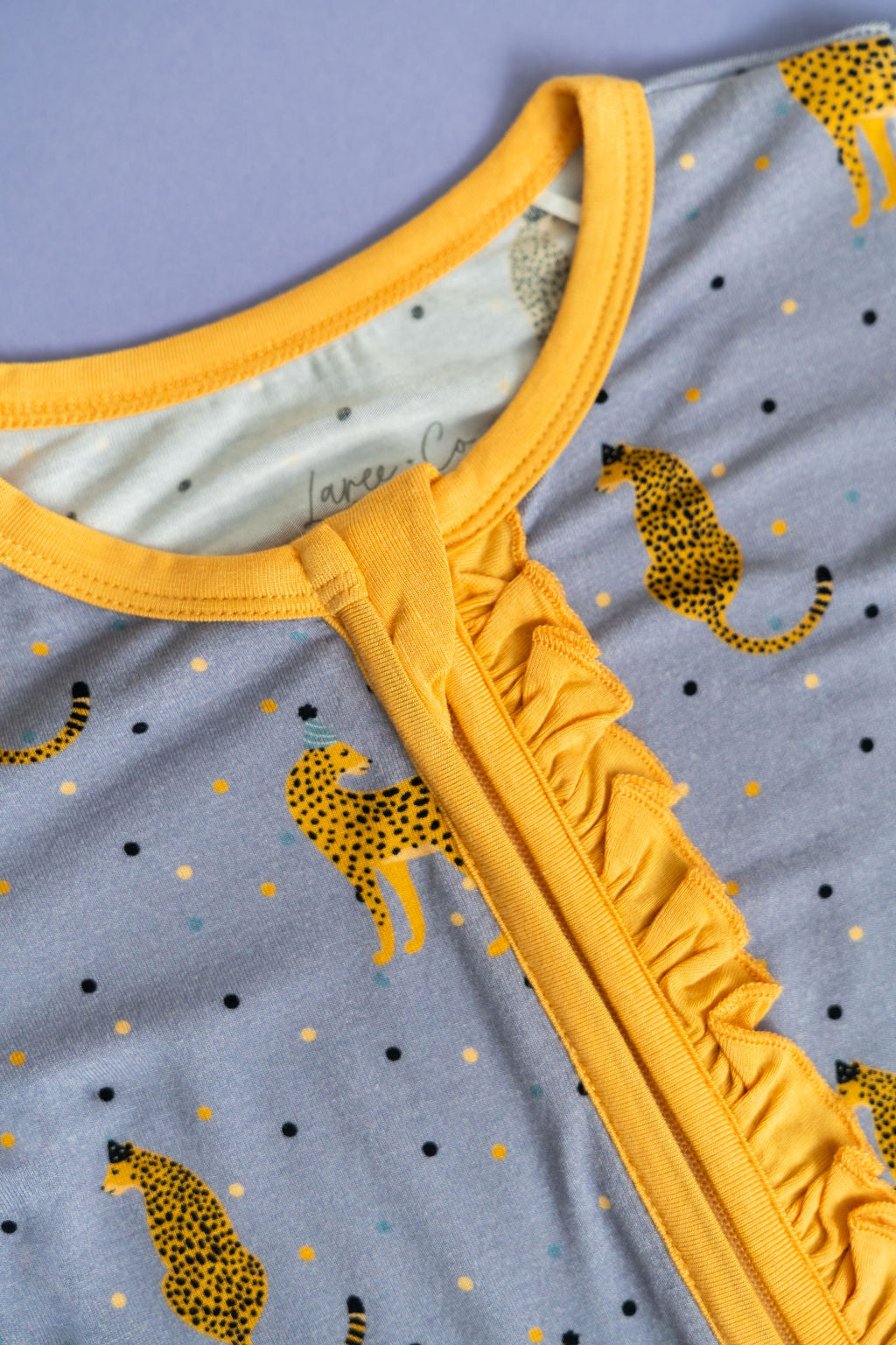 Birthday 2024 Bamboo Ruffle Convertible Footie (2T-4T)