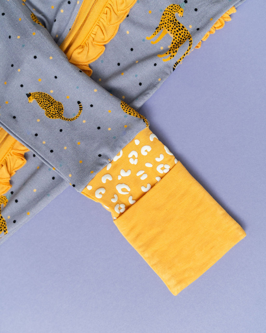 Birthday 2024 Bamboo Ruffle Convertible Footie (2T-4T)