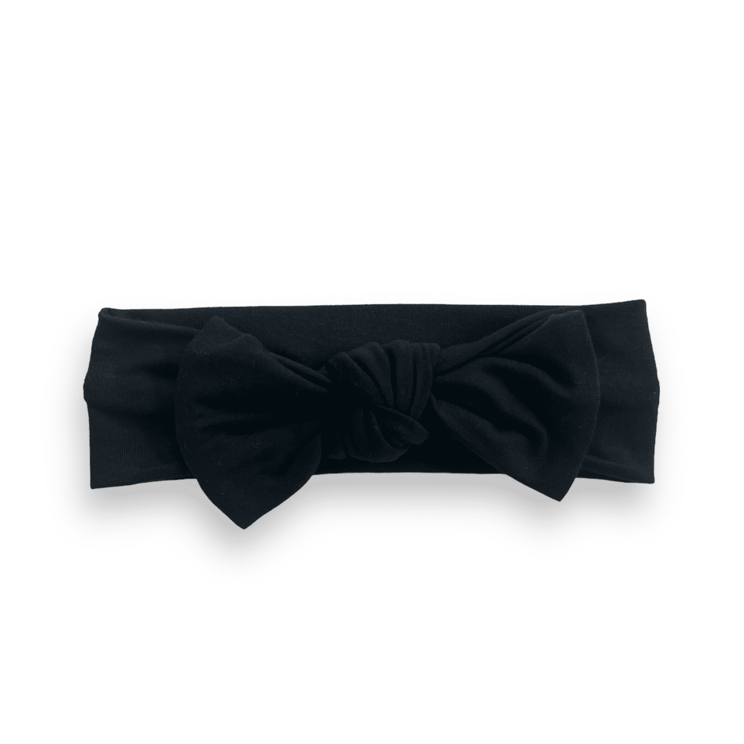 HEADBAND- Midnight Black Bamboo Viscose