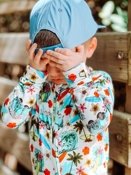 Beach Vibes Only Convertible Footie Pajama