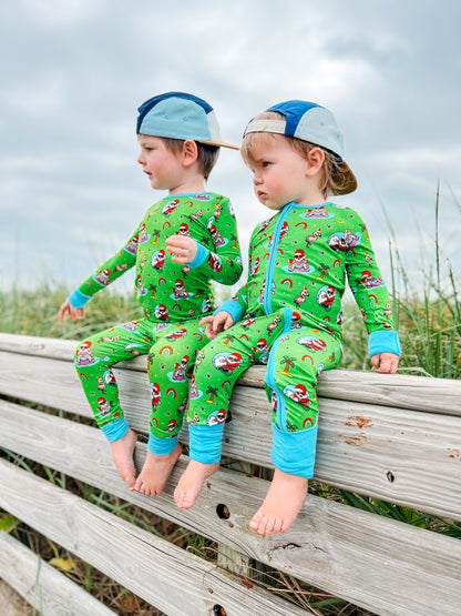 Tis The Sea-Sun Convertible Footie Pajama