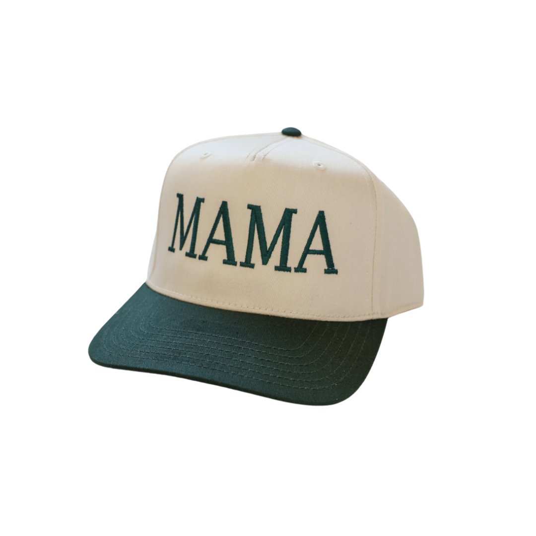 MAMA SNAPBACK // GREEN & KHAKI