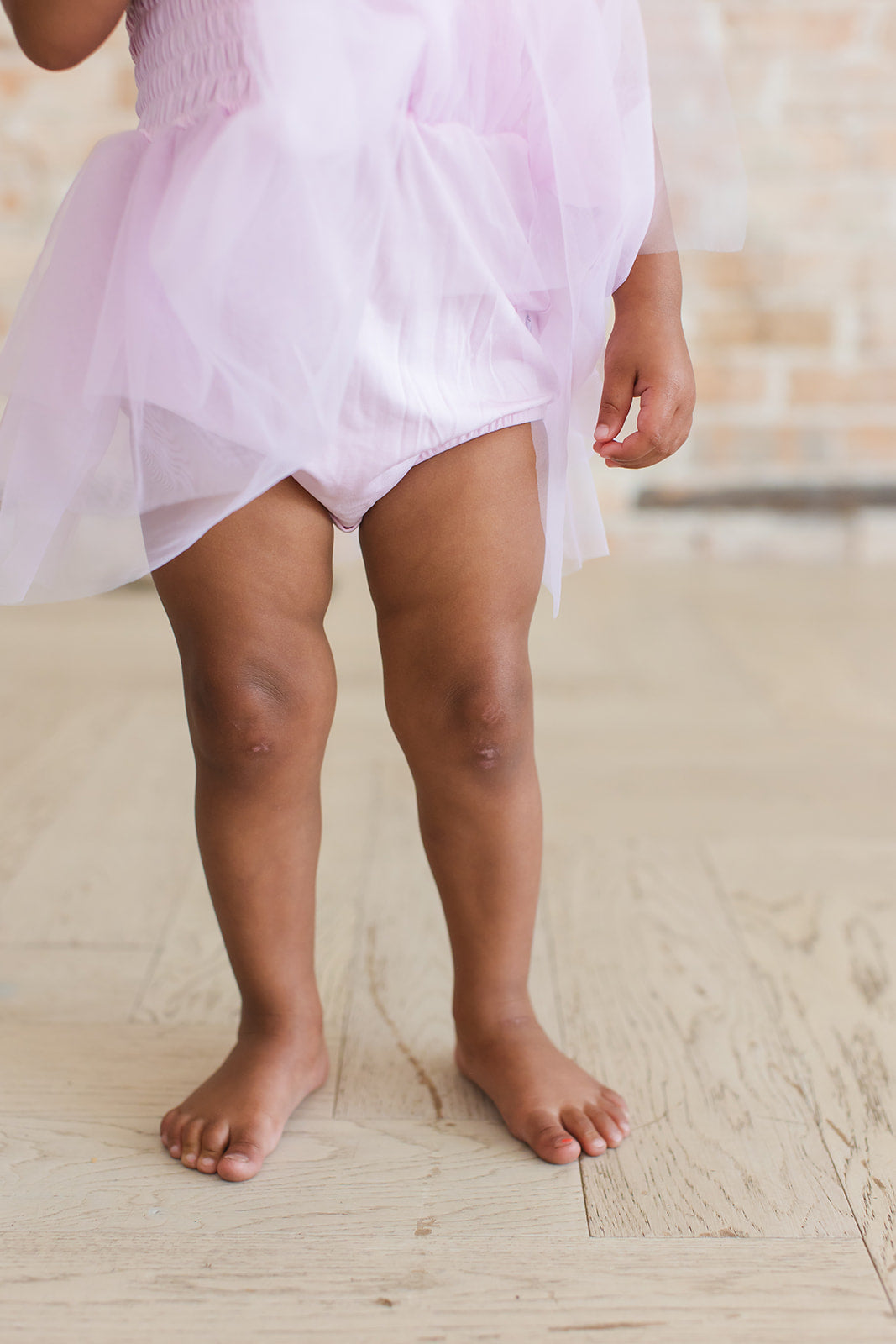 Petal - Smocked Tulle Bodysuit Dress