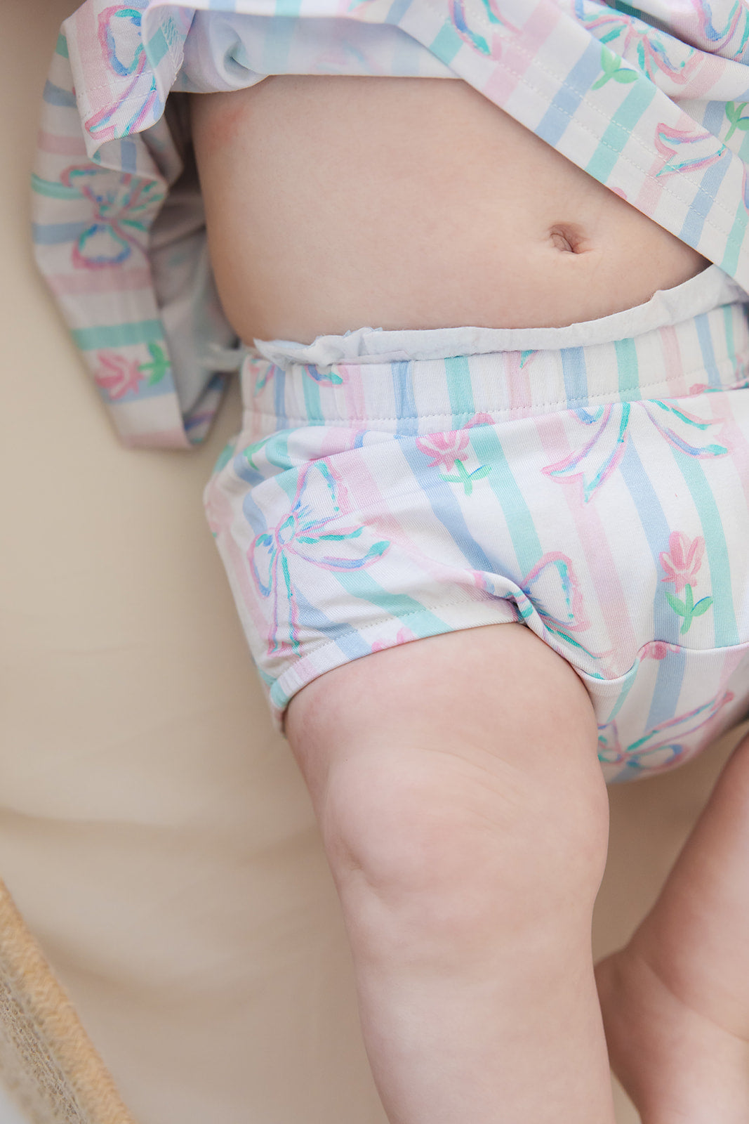 Lila - Smocked Diaper Dress Set