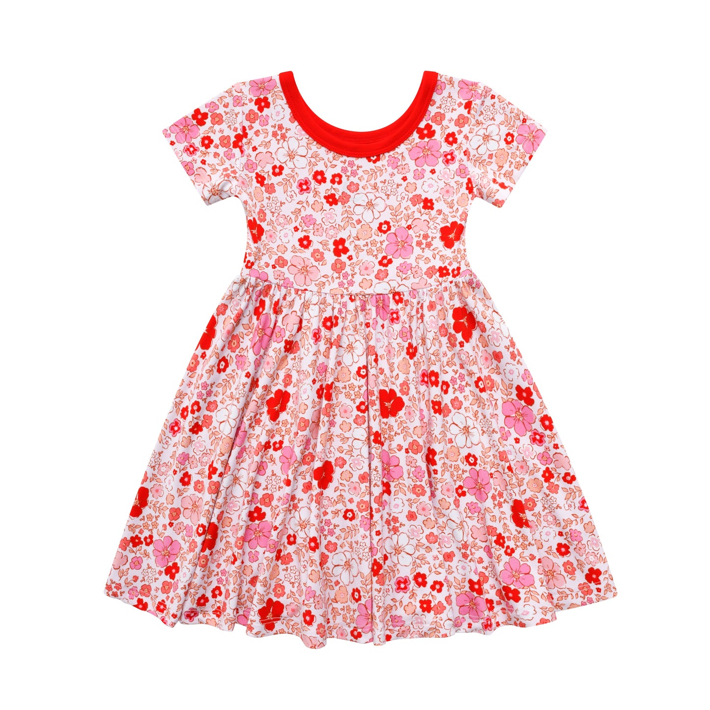 Florever Your Baby Short Sleeve Twirl Dress