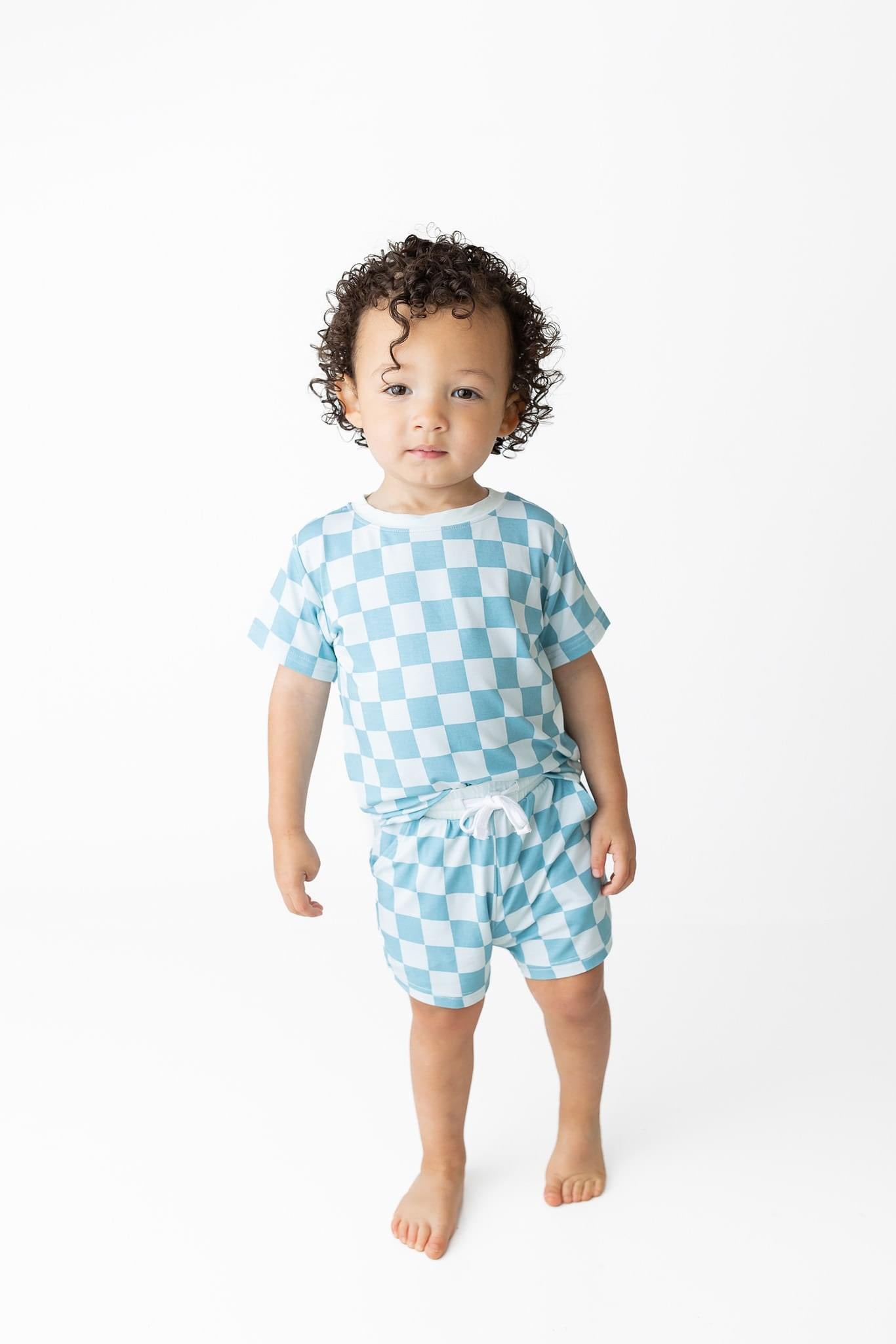 Honolulu Checker - Pocket Short Set