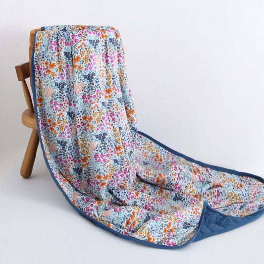 Whispering Wildflowers Toddler Quilted Blanket