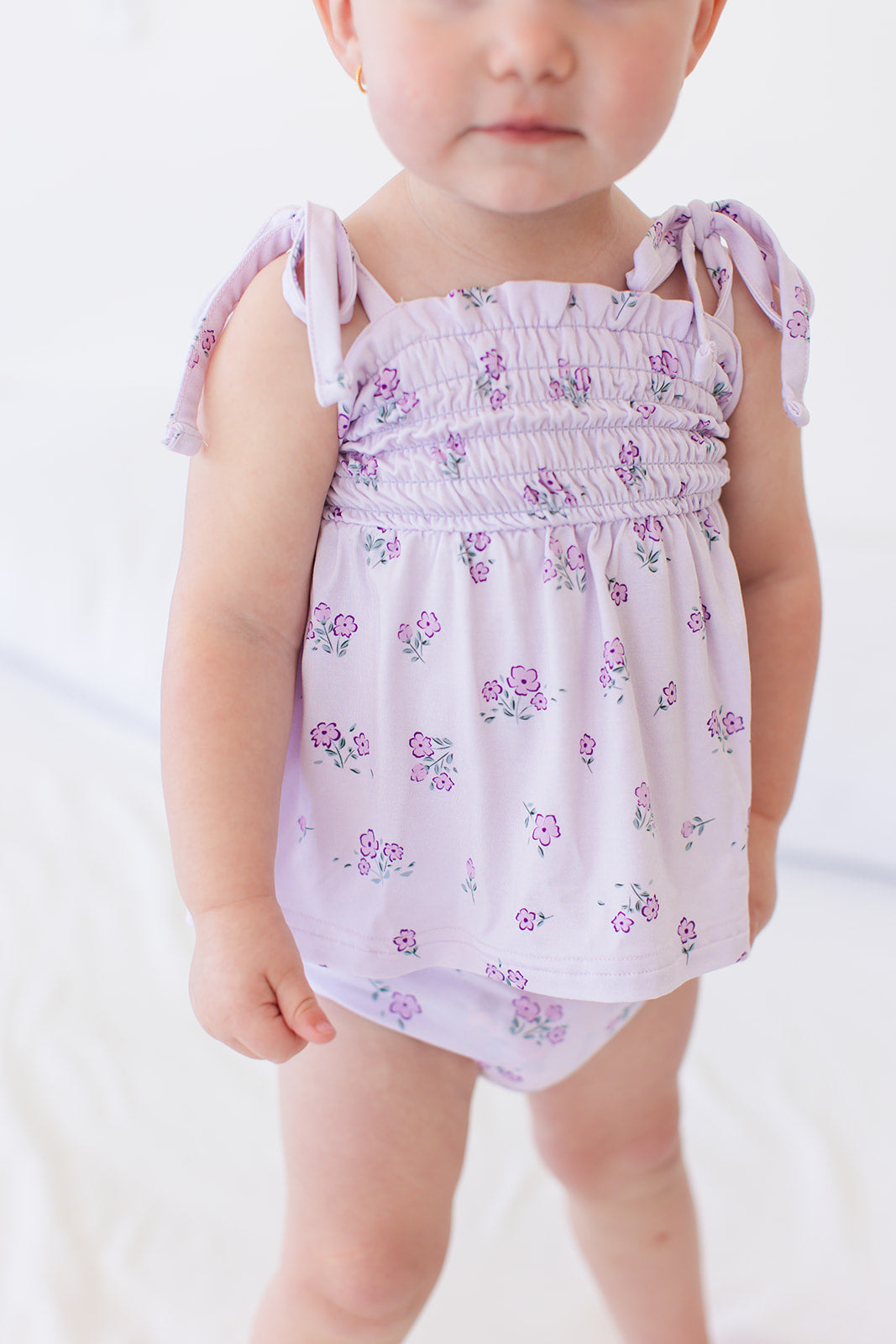 Aisley - Smocked Diaper Dress Set
