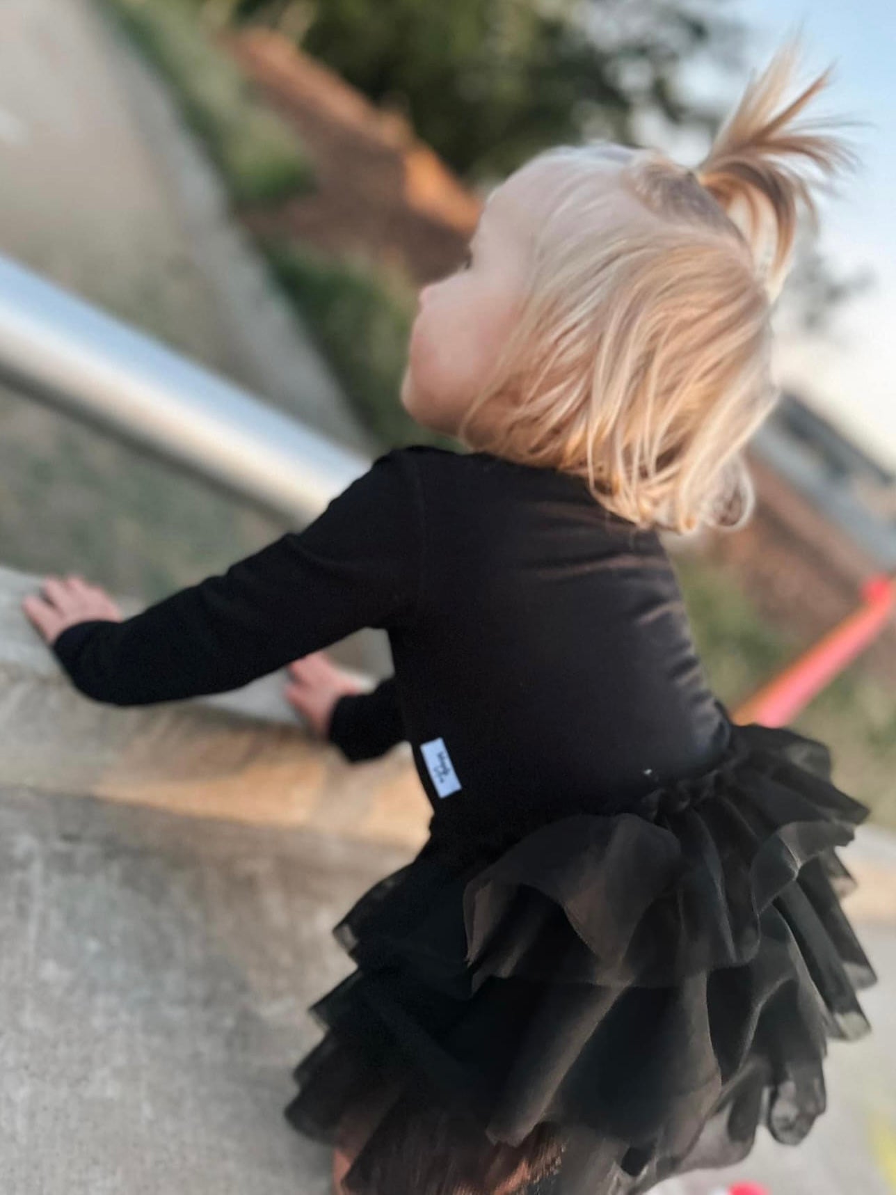 Black | Tutu Bodysuit Dress