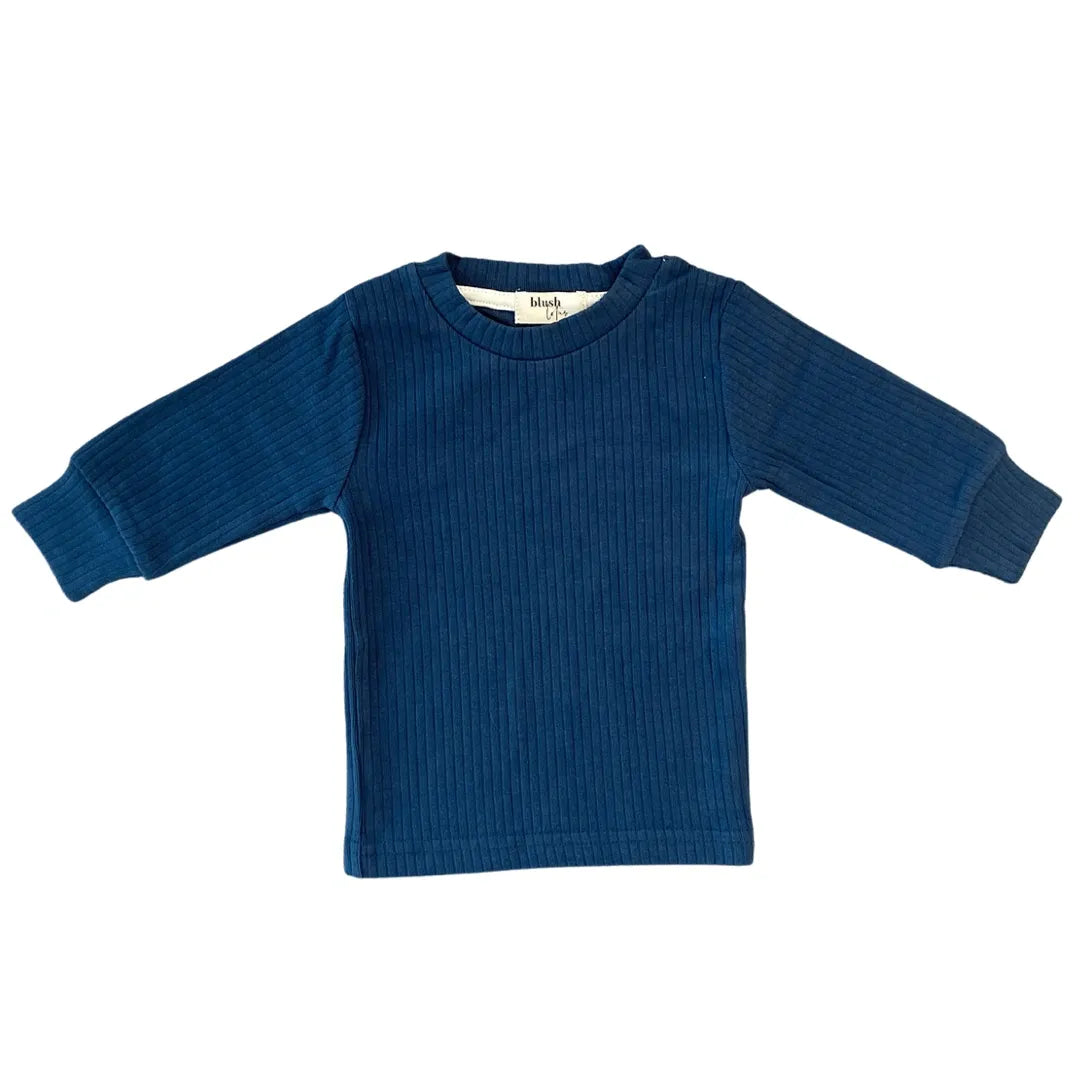 Ribbed Top - Dark Cobalt