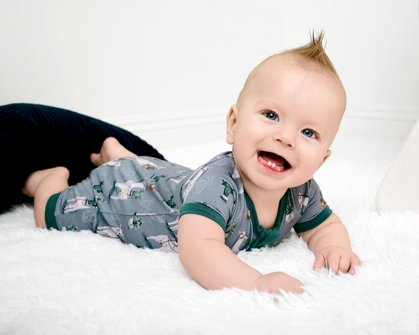 Prickly Llama Short Sleeve Romper