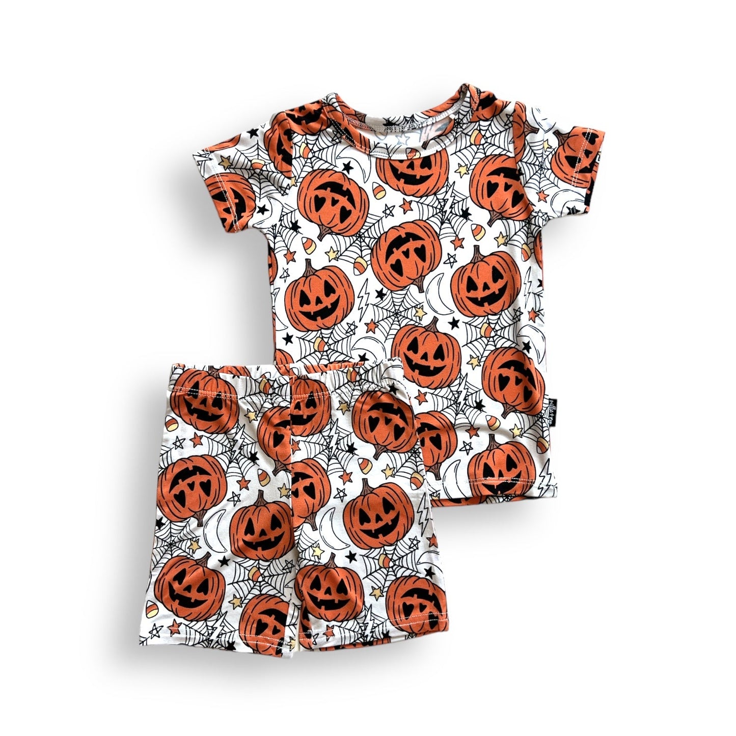 TWO PIECE SHORTIE SET- Jack-o-Lantern