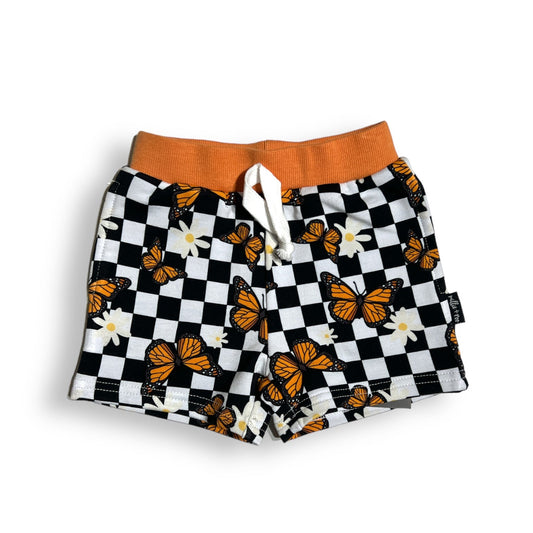 BAMBOO JOGGER SHORTS- Butterflies