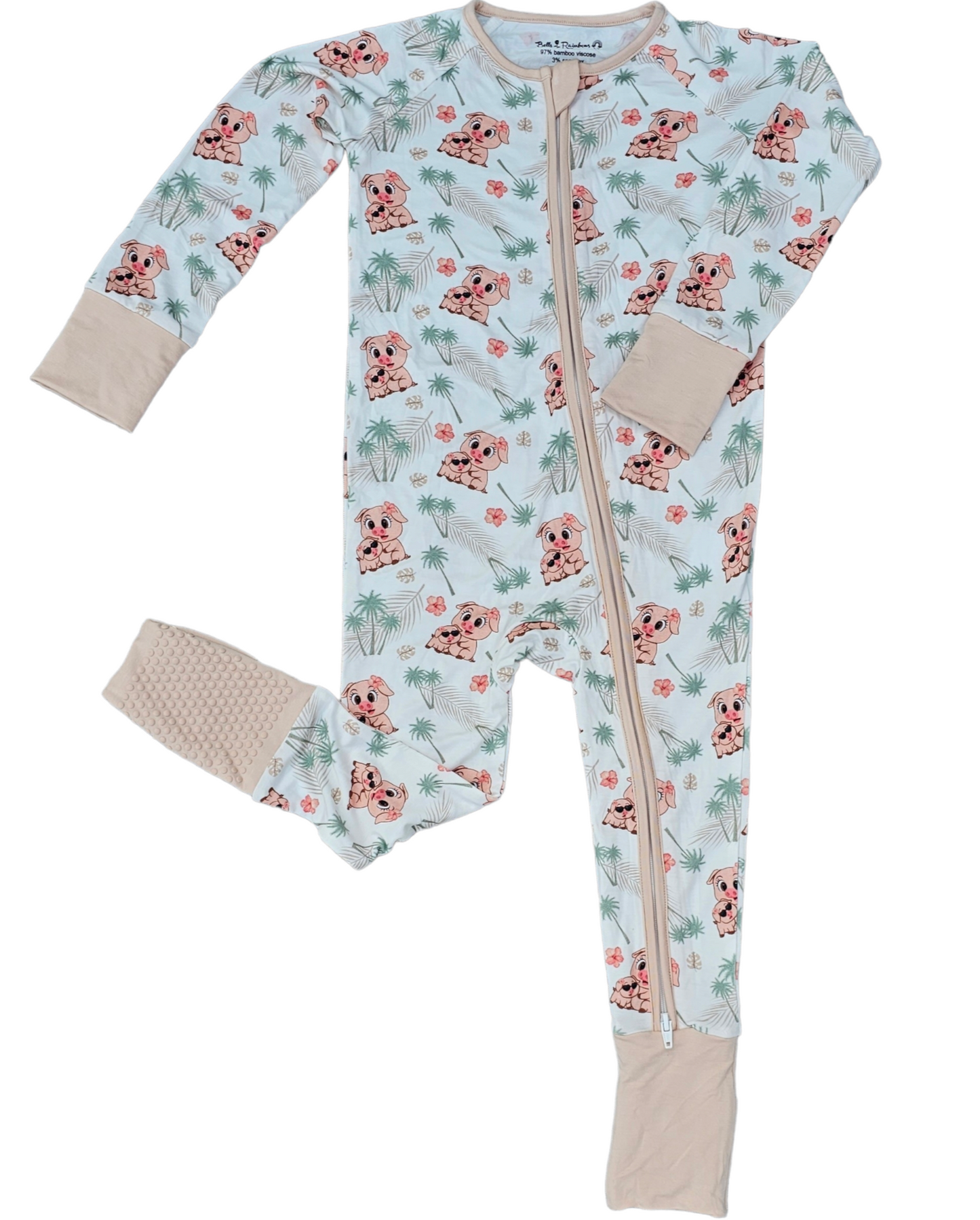 Bahama Baby Mama Convertible Footie Pajama