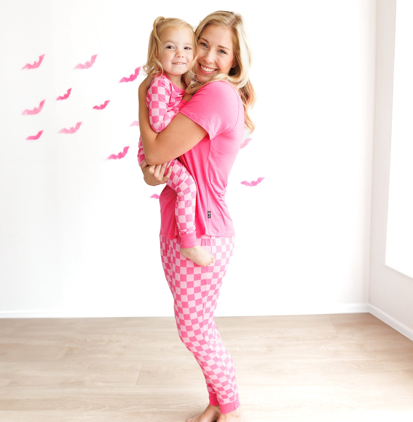 MAMA JOGGERS- Pink Check