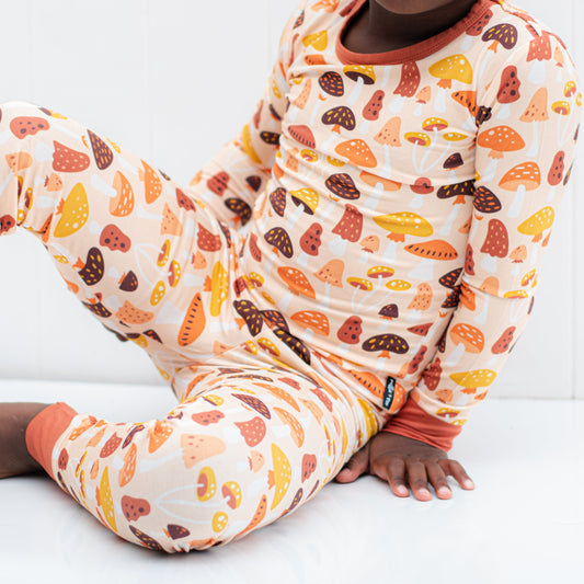 LONG SLEEVE 2 PIECE SETS- Mushrooms