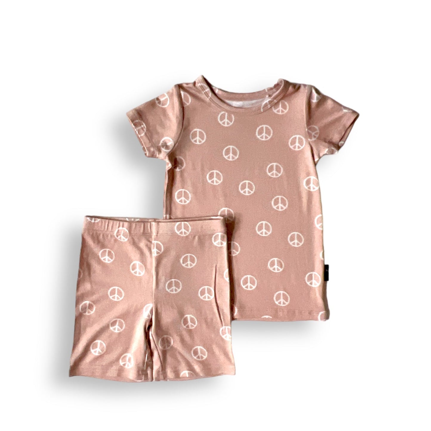 TWO PIECE SHORTIE SET- Peace