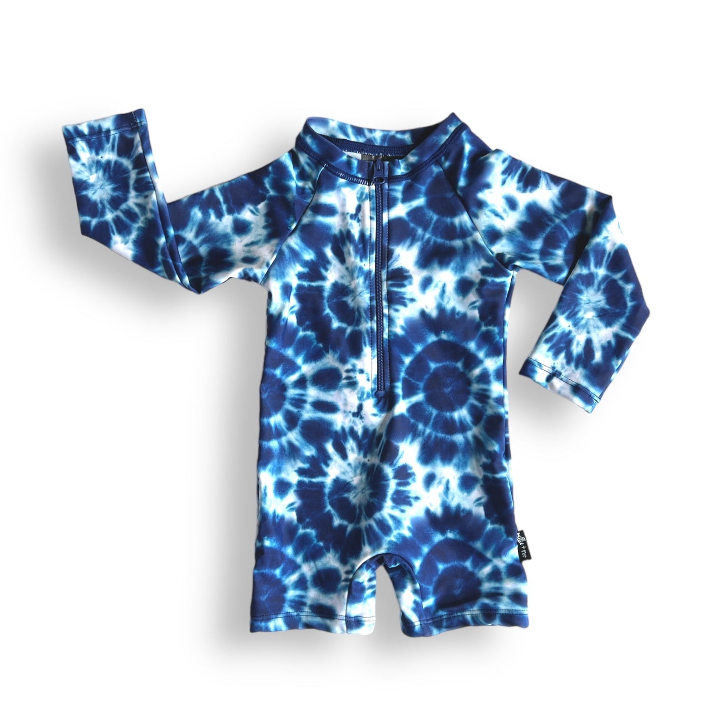 RASH GUARD- Blue Tie Dye