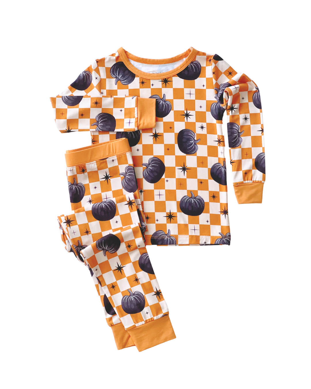 Bamboo Two Piece Set | Checkered Pumpkin