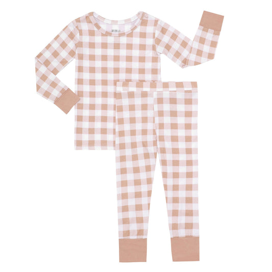 Autumn Gingham Long Sleeve Set