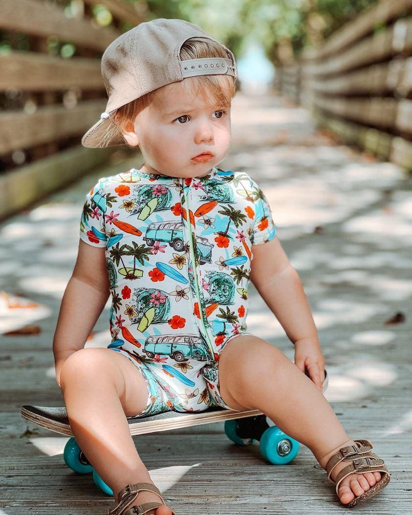 Beach Vibes Only Surf Bamboo Shortie