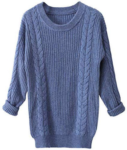 Womens Cashmere Oversized Loose Knitted Winter Sweater